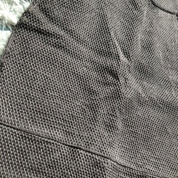 Ethos Paris Gray Woven Knee Length 100% cotton Pencil Skirt - Picture 7 of 8